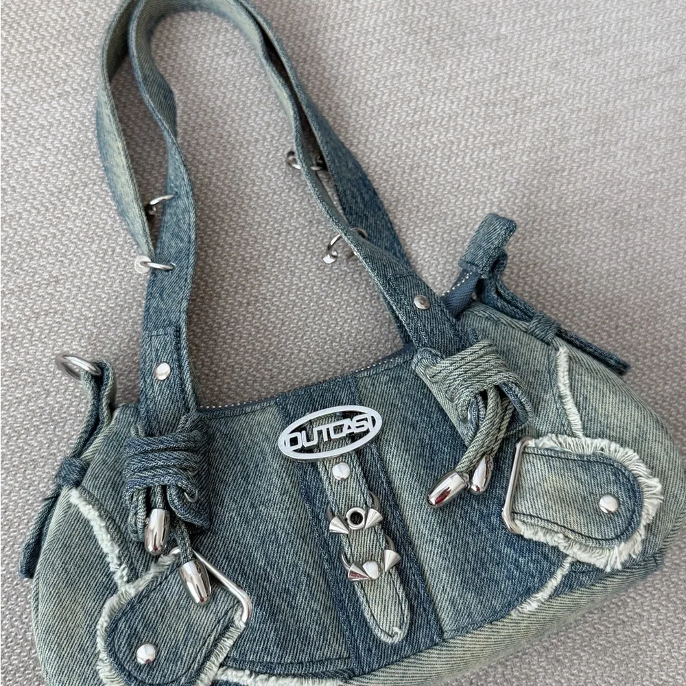 Outcast Cindy Denim Shoulder Bag - Picture 2 of 7